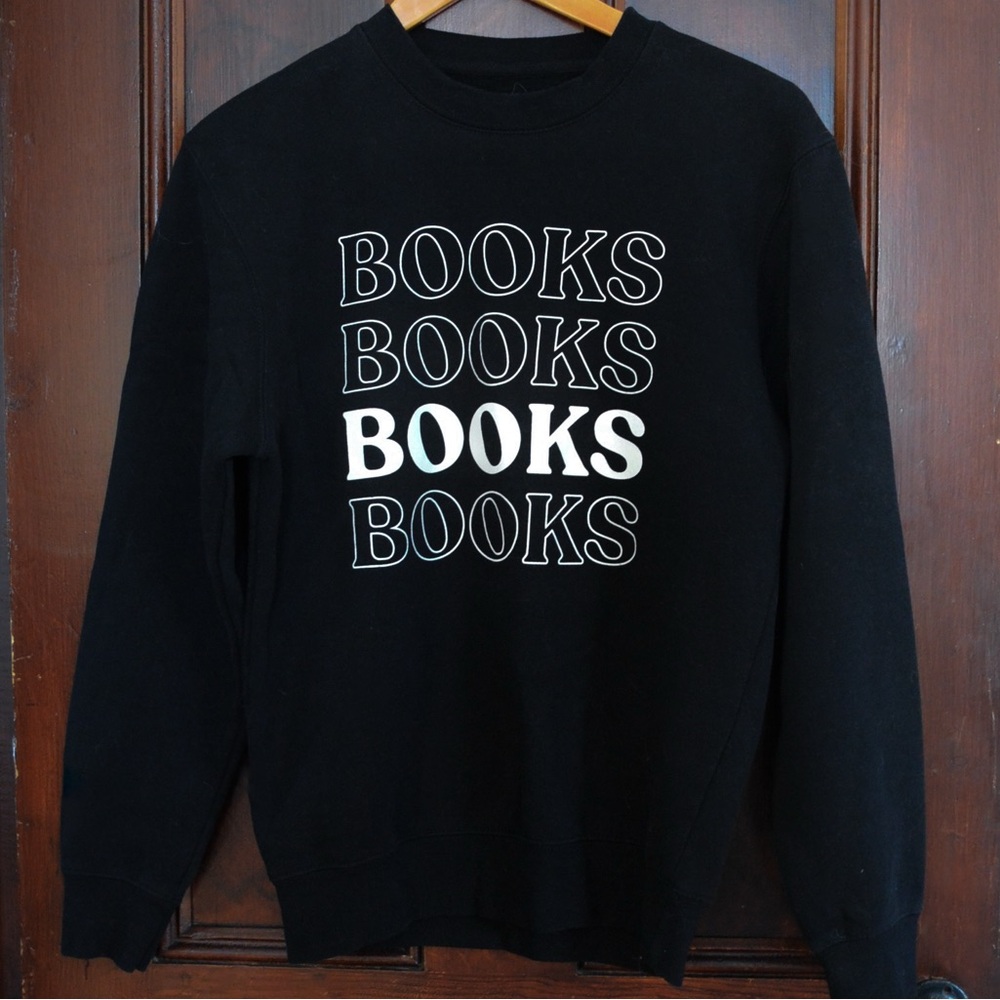 Books Crewneck Sweater